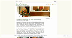 Desktop Screenshot of hotelvaishnaoi.wordpress.com