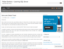 Tablet Screenshot of felipesantanadba.wordpress.com