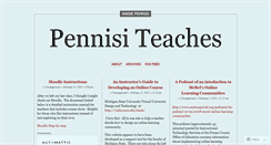 Desktop Screenshot of apennisi.wordpress.com