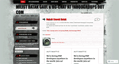Desktop Screenshot of batakgaul.wordpress.com