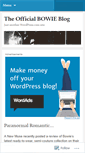 Mobile Screenshot of bowiedesign.wordpress.com