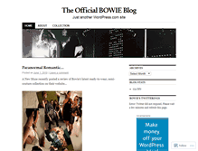 Tablet Screenshot of bowiedesign.wordpress.com