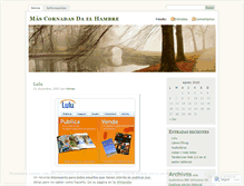 Tablet Screenshot of mascornadasdaelhambre.wordpress.com