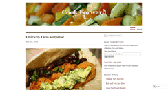Desktop Screenshot of cookforward.wordpress.com