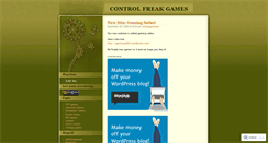 Desktop Screenshot of controlfreakgames.wordpress.com