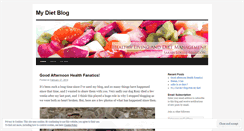 Desktop Screenshot of dietmanagement.wordpress.com