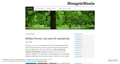 Desktop Screenshot of hungaromania.wordpress.com