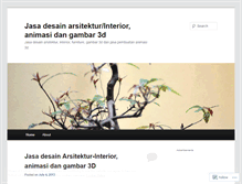 Tablet Screenshot of jasadesainarsitektur3d.wordpress.com