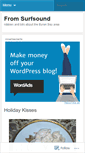 Mobile Screenshot of byronbaysurfsound.wordpress.com