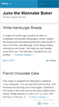 Mobile Screenshot of junothebaker.wordpress.com
