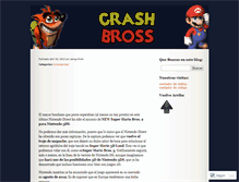 Tablet Screenshot of crashbross.wordpress.com