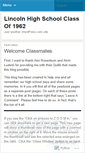Mobile Screenshot of lhs1962.wordpress.com