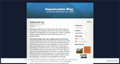 Desktop Screenshot of hope415.wordpress.com