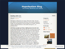 Tablet Screenshot of hope415.wordpress.com