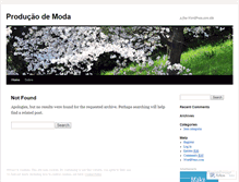 Tablet Screenshot of producaodemoda.wordpress.com