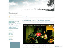 Tablet Screenshot of dannysart.wordpress.com