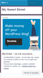 Mobile Screenshot of mysweetstreet.wordpress.com