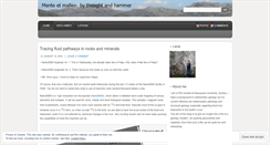 Desktop Screenshot of mentemalleo.wordpress.com