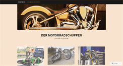 Desktop Screenshot of dermotorradschuppen.wordpress.com