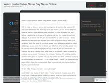 Tablet Screenshot of justinbiebermoviefreetowatch.wordpress.com