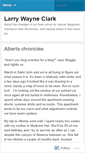 Mobile Screenshot of larrywayneclark.wordpress.com