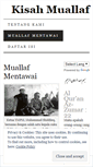 Mobile Screenshot of kisahmuallaf.wordpress.com