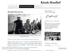 Tablet Screenshot of kisahmuallaf.wordpress.com