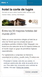 Mobile Screenshot of hotelcortedelugas.wordpress.com