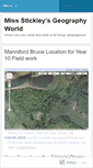 Mobile Screenshot of missstickleysgeogworld.wordpress.com