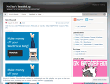 Tablet Screenshot of nocluepersonal.wordpress.com