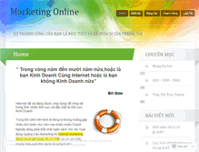 Tablet Screenshot of marketingdukich.wordpress.com