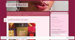 Desktop Screenshot of lu5h.wordpress.com