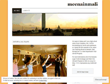 Tablet Screenshot of meenainmali.wordpress.com