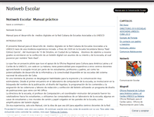 Tablet Screenshot of notiwebescolar.wordpress.com