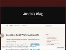 Tablet Screenshot of justindyer.wordpress.com