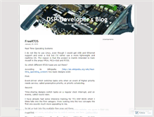 Tablet Screenshot of dspdeveloper.wordpress.com