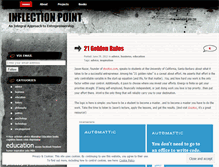 Tablet Screenshot of inflectionpointblog.wordpress.com