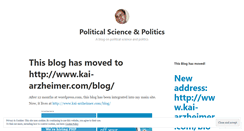 Desktop Screenshot of polsci.wordpress.com