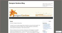 Desktop Screenshot of designergardens.wordpress.com