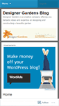Mobile Screenshot of designergardens.wordpress.com