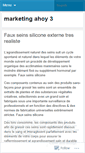 Mobile Screenshot of marketingahoy3.wordpress.com