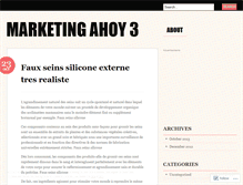 Tablet Screenshot of marketingahoy3.wordpress.com