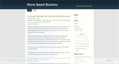 Desktop Screenshot of homebusiness1.wordpress.com