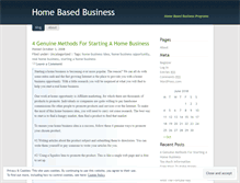 Tablet Screenshot of homebusiness1.wordpress.com