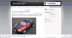 Desktop Screenshot of nhungdieuthuvi.wordpress.com