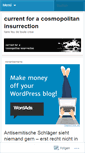 Mobile Screenshot of cosmopolitaninsurrection.wordpress.com