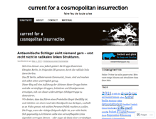 Tablet Screenshot of cosmopolitaninsurrection.wordpress.com