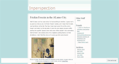 Desktop Screenshot of inperspection.wordpress.com