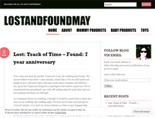 Tablet Screenshot of lostandfoundmay.wordpress.com