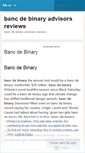 Mobile Screenshot of bhfl-2001.football.bancdebinaryadvisorsreviews.wordpress.com